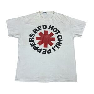 Vintage 00s Red Hot Chili Peppers T Shirt RHCP Men's Large